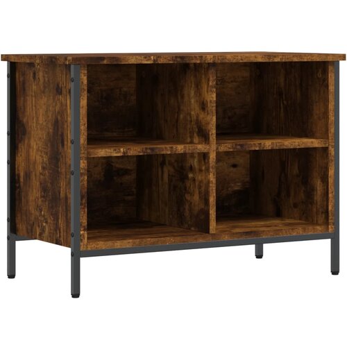 Maison Chic Omarica za obutev - Kopa za čevlje dimljeni hrast 69x35x50 cm inženirski les, (21777857) Slike