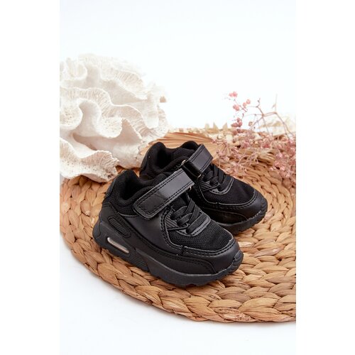 Boto Children's sneakers with velcro in black Krissandra Cene