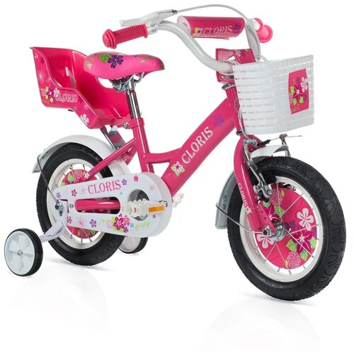  bicikl za devojčice 12&amp;quot; cloris roze, 2g+ Slike