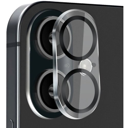 Crong Kaljeno steklo za kamero iPhone 16 / 16 Plus Lens Shield, ultra odporno, (5000309079) Slike