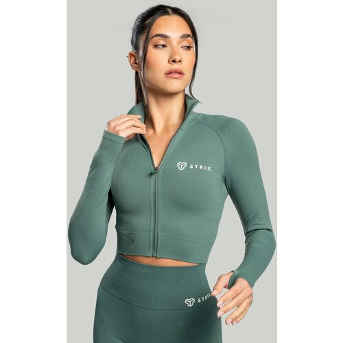 STRIX Ženski Seamless Cropped Top Moss Slike