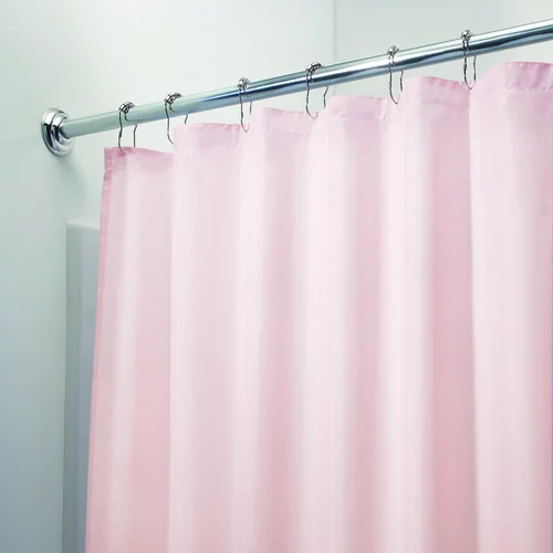 iDesign Rožnata kopalniška zavesa, 183 x 183 cm
