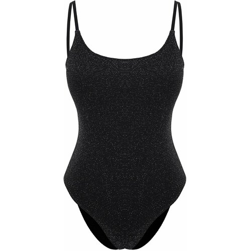 Trendyol Black Glitter Swimsuit Slike