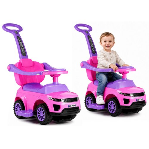  614W Toddlers Ride On Push Along with Parent Handle - Pink Cijene