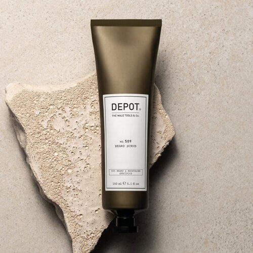 Depot 500 BEARD &amp;amp; MOUSTACHE SPECIFICS NO. 509 BEARD SCRUB piling za bradu i brkove 150 ml Slike
