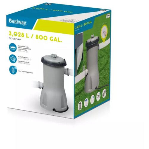 Bestway Filter pumpa za bazen 3028L/H, za bazene 1.100-17.400 L Slike