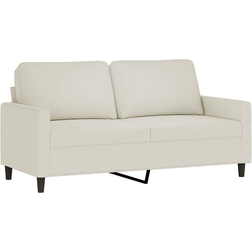 3-dijelni set sofa s jastucima krem bar&amp;scaron;unasti Slike