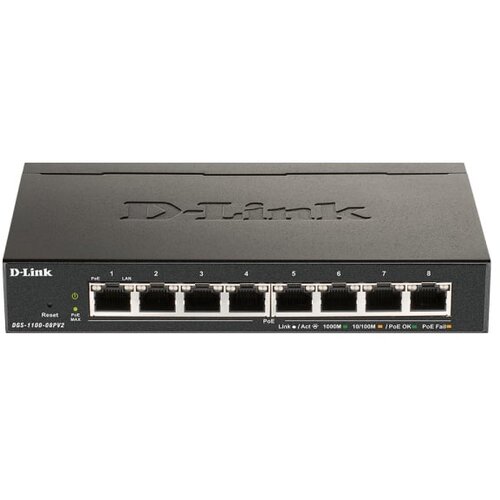 D-link Dlink Nemčija 8-pristani&amp;scaron;če Gigabit SmartSwitch DGS-1100-08PV2/E, (20830574) Slike