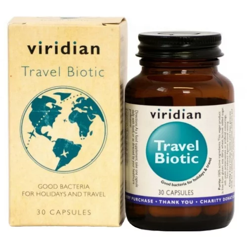 Viridian Nutrition Probiotiki Travel Biotic Viridian (30 kapsul)