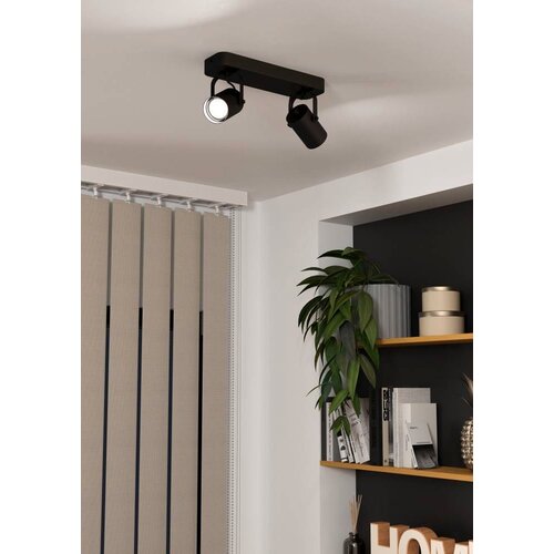 Eglo Stropna spot svjetiljka Sorego (D x &amp;Scaron; x V: 280 x 100 x 120 mm, Čelik, Broj žarulja: 2 Kom., GU10) Slike