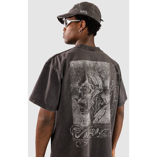 Vitriol Cyber Punk Creaturen Cropped T-shirt vintage black Cene