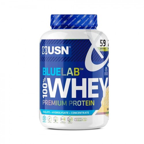 USN whey protein BLUE LAB 100% 2000 g vanila Slike