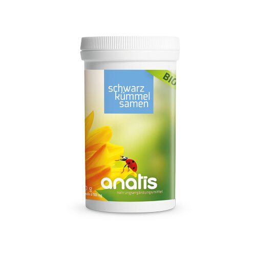 anatis Naturprodukte Bio semena črne kumine - kapsule Cene