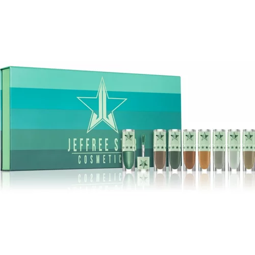 Jeffree Star Cosmetics Velour Liquid Lipstick set tekočih šmink Green (8 ks) odtenek