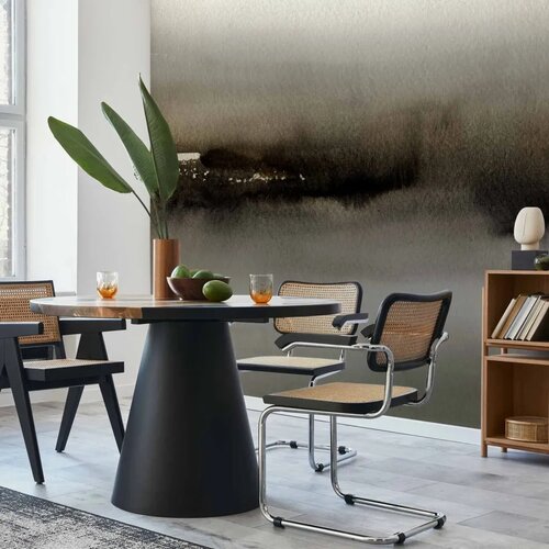  Foto tapeta - Diuna - abstract modern painting in grey with black pattern 450x315 Slike