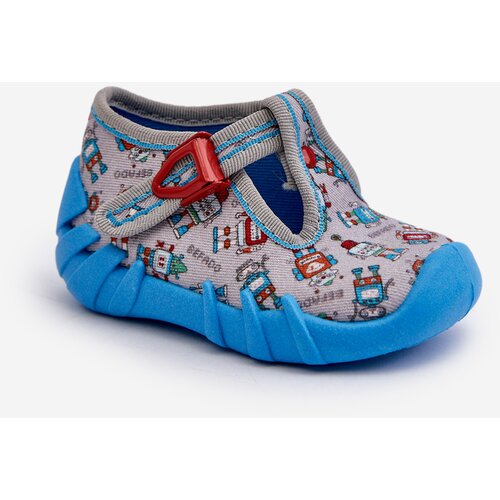 Kesi Comfortable children's slippers BEFADO Blue-gray Cijene