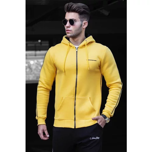 Madmext Sweatshirt - Yellow - Regular fit