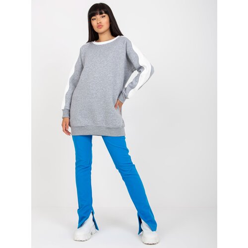 RUE PARIS Tunic-RV-TU-8231.78P-Grey Slike