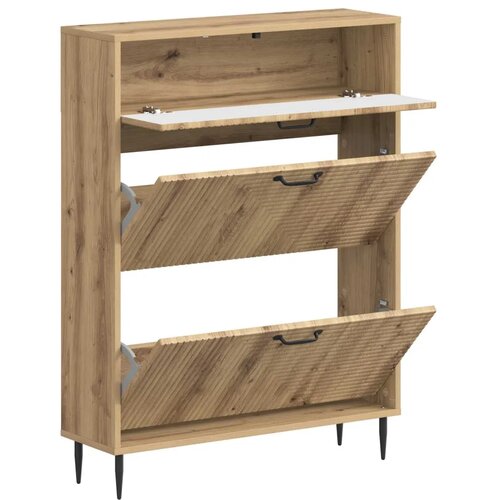  Ormar za cipele HAARLEM 78 x 24 x 103 cm Konstruirano drvo - Hrast artisan Cene