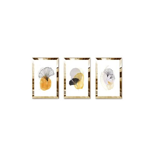 WALLXPERT Slika Huhu395, 50x70 cm, 3 dijela Cijene