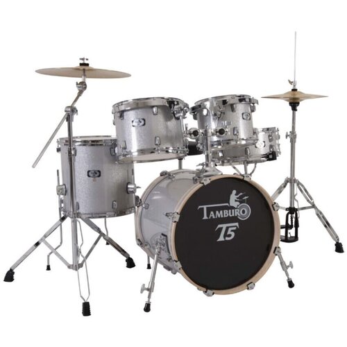 Tamburo T5S18SLSK SILVER SPARKLE akustični bubanj sa stalcima i činelama Cijene