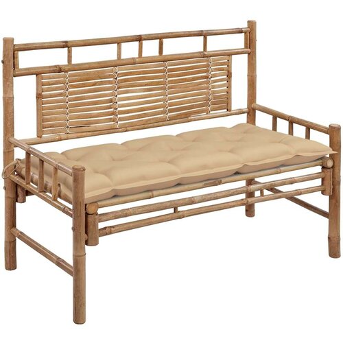  Klupa s jastukom 120 cm od bambusa Cene