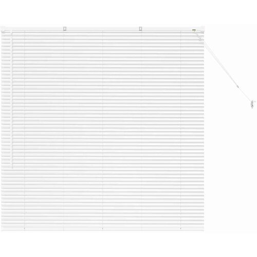 vidaXL Venecijanske žaluzije Bela 130 x 125 cm Aluminij, (5000178544) Cene