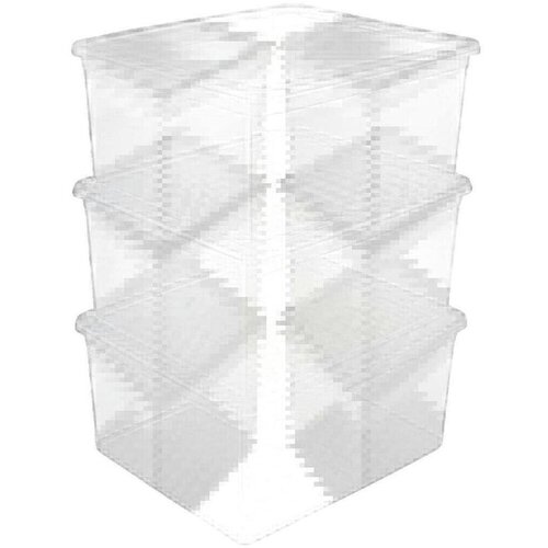Keeeper Ko&scaron;are, &scaron;katle in ko&scaron;arice Bo&icirc;te de rangement transparente moderne 18L empilable Cene