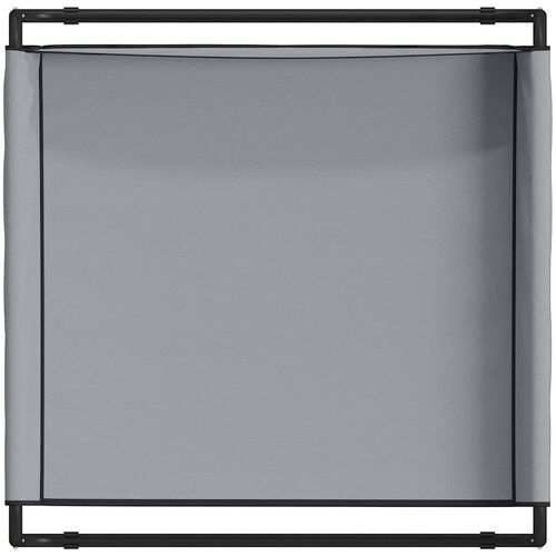  Krevet za psa Svijetlo siva 85 x 85 x 33 cm Čelik Slike