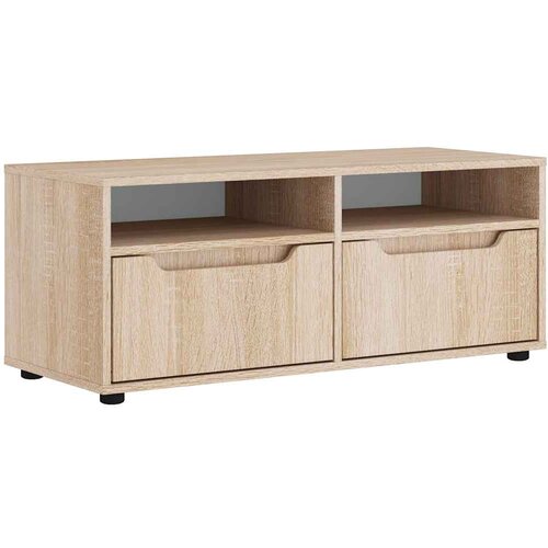 Maison Chic TV omarica - TV enota - Televizijska omarica VISNES Sonoma Oak 100x40x38 cm Inženirski les, (21698855) Slike