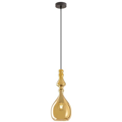  Redo 01-2937 - Luster AMBIX na sajli 1xE27/42W/230V, prečnik 18 cm, zlatna Cene