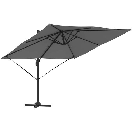 Roma Suncobran Bež 286 x 284 x 265 cm Aluminij i poliester Slike