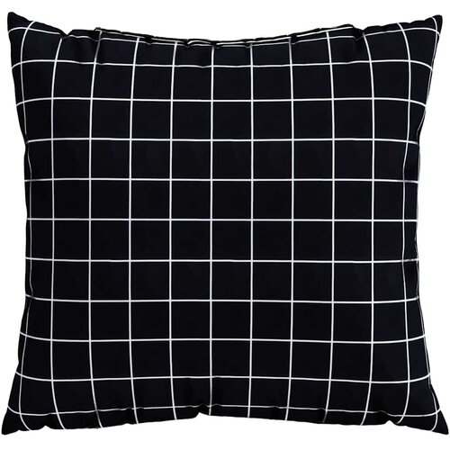  Jastučići za raspr&amp;scaron;enje Kockasto 4 pcs Crna Karirana 40 x 40 cm Slike