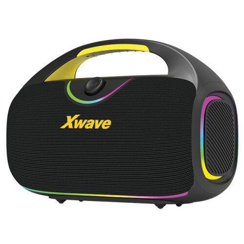 X Wave b extreme black bluetooth zvučnik v5.3/TWS/2x20W+40W/USB-C/Aux-Line In/4000mAh Slike