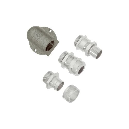LAPP Kabelska uvodnica, kutna M25 lijevanje pod tlakom, prirodne boje Kabel SKINDICHT SE-M 25X1,5 O. E+D 5 kom. Slike