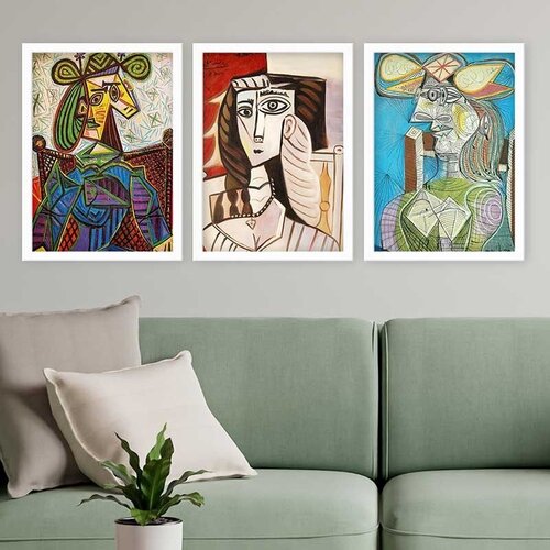 Wallity Set uramljenih slika 3BC_UNPP30, 3 Dela Cene