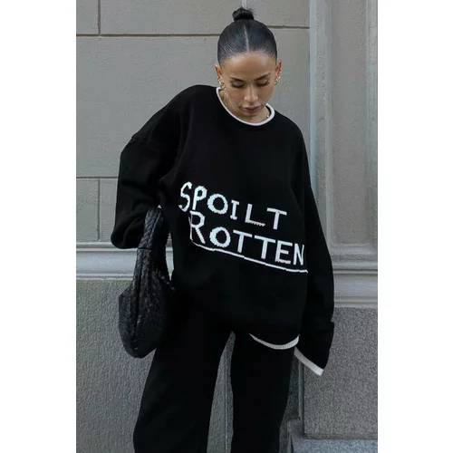 Madmext Sweater - Black - Oversize