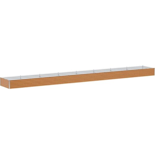  Povi&amp;scaron;ena vrtna gredica 775 x 100 x 36 cm Cinkani čelik Slike