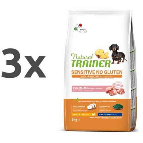 Natural Trainer Sensitive No Gluten Adult Mini - svinjina 3 x 2 kg Cene