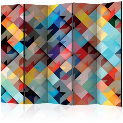  Paravan u 5 dijelova - Colour Patchwork II [Room Dividers] 225x172