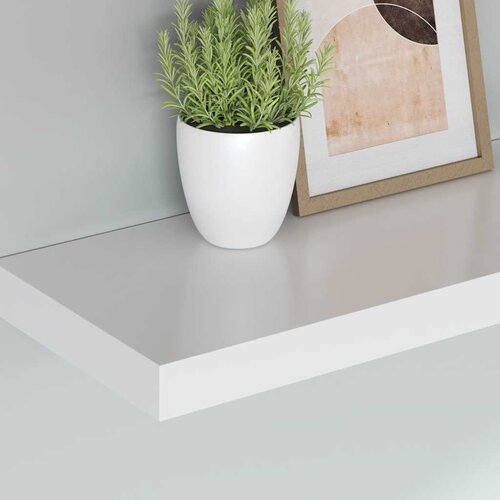  Plutajuće zidne police 4 kom bijele 80 x 23,5 x 3,8 cm MDF Slike