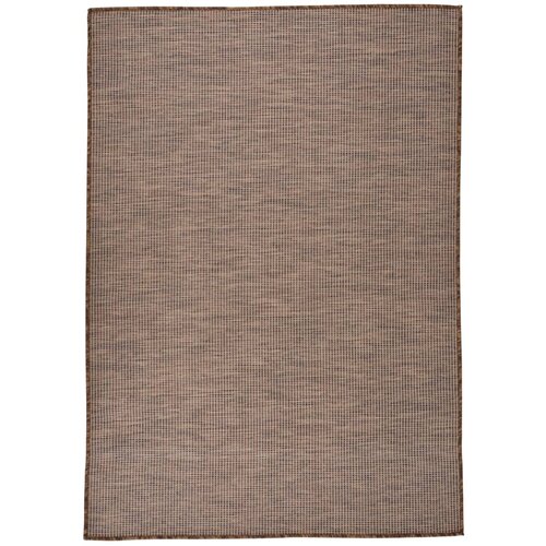 Furnova Zunanja preproga ploščato tkanje 160x230 cm rjava, (21930809) Cene
