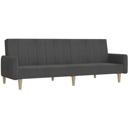 Maison Chic kavč - Sofa - Kanape dvosed z leži&amp;scaron;čem temno sivo blago, (21726501) Slike