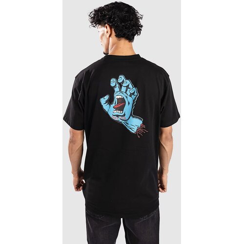 Santa Cruz Screaming Hand Chest T-shirt black Slike
