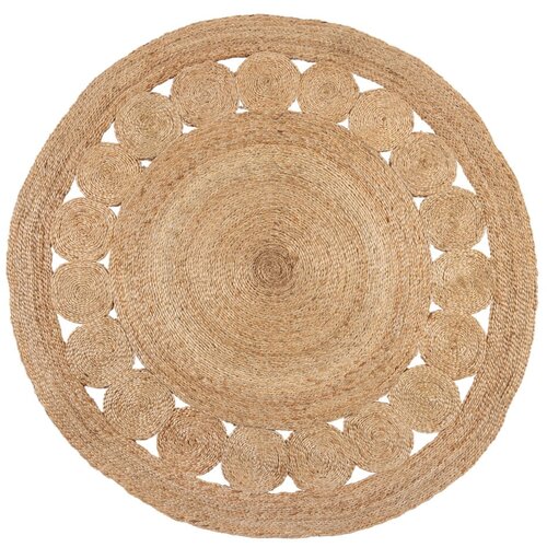 Flair Rugs tepih od jute Arya, &amp;oslash; 150 cm Slike