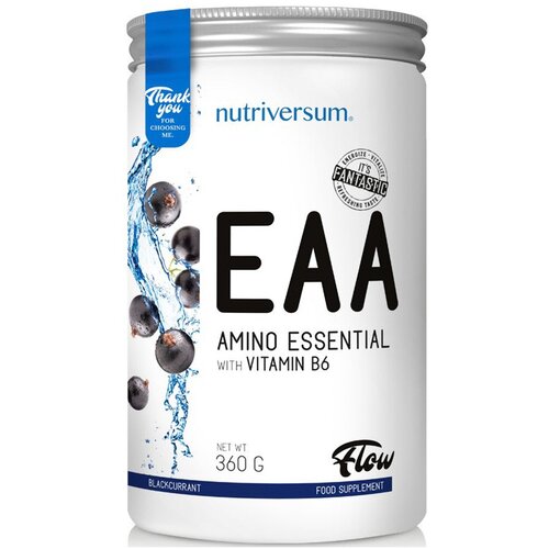 NUTRIVERSUM EAA sa vitaminom B6, Crna ribizla, 360g Slike