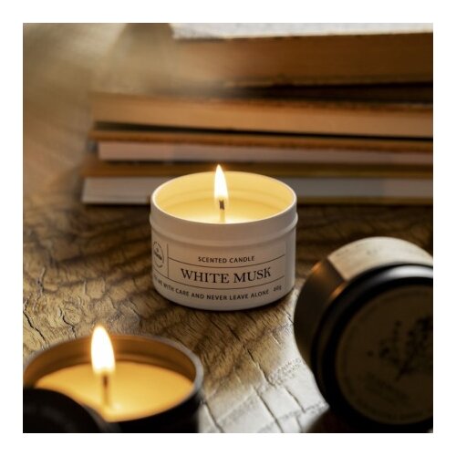 Mirisna sveća billy white musk 60g - hml ( 042995 ) Slike