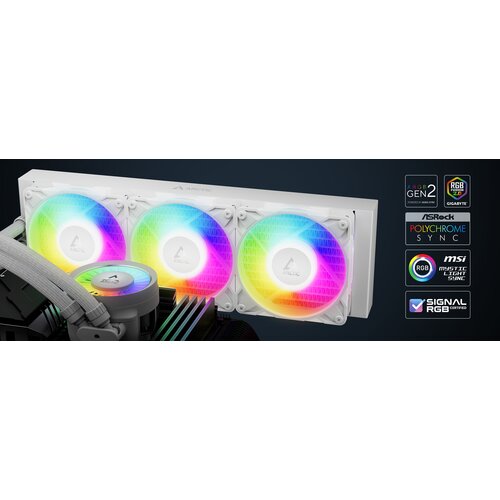 Arctic LF III PRO 420 A-RGB WMulti Compatible AIO1851, 1700, AM4, AM5 Slike