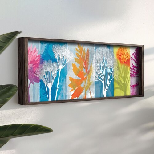 WALLXPERT LAC050-120 Multicolor Decorative Framed MDF Painting Cene