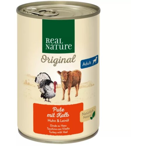 Real Nature Adult puretina,teletina i riža 400 g Cijene